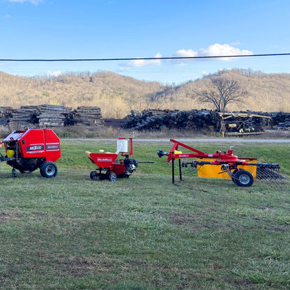 Hay Baler & Hay Wrapper & Hay Rake Tedder  Bundle,  HB3120,  HW20,  HT100