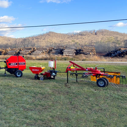 Hay Baler & Hay Wrapper & Hay Rake Tedder  Bundle,  HB3120,  HW20,  HT100