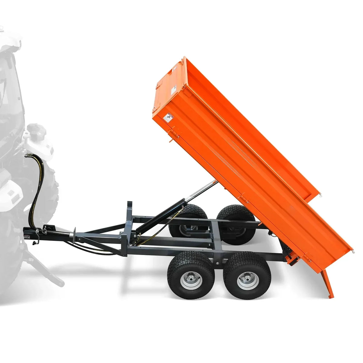 MechMaxx 2-Ton Capacity Heavy-Duty Dump Trailer,  DT4X8