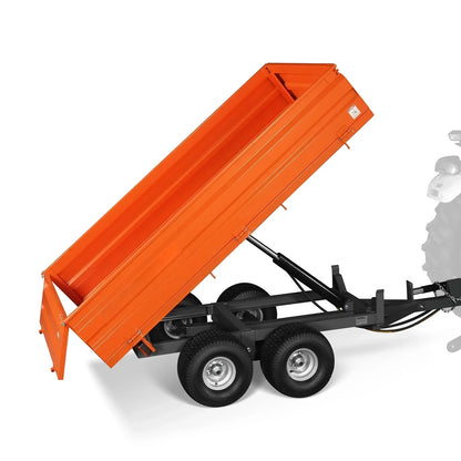 MechMaxx 2-Ton Capacity Heavy-Duty Dump Trailer,  DT4X8