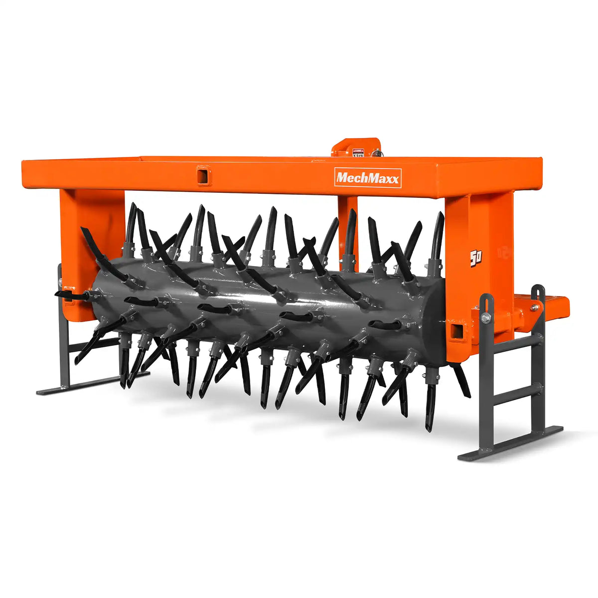 50" 3 Point Drum Filled Plug Aerator Fits Cat 1 And 2 Tractors,  DLA50