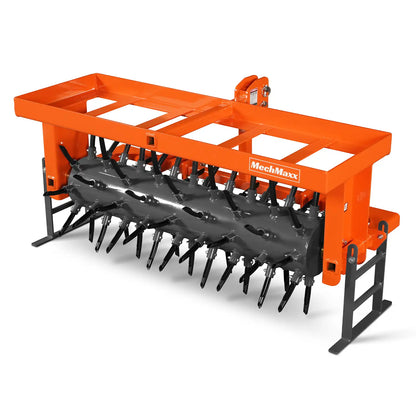 50" 3 Point Drum Filled Plug Aerator Fits Cat 1 And 2 Tractors,  DLA50