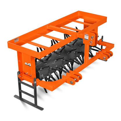 50" 3 Point Drum Filled Plug Aerator Fits Cat 1 And 2 Tractors,  DLA50