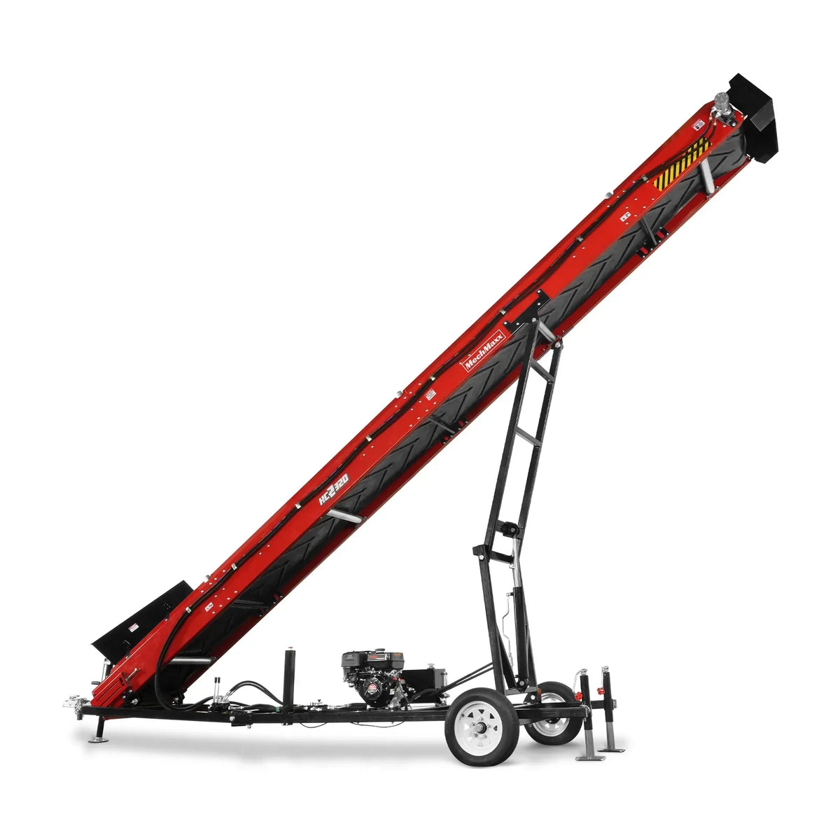 Heavy Duty Conveyor,  9HP 270cc Gasoline Powered Max. 180" Lift Height,  276'' Length,  19.7" Width,  HC2320