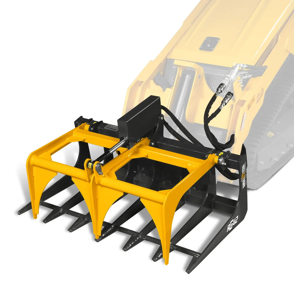 42" Mini Skid Steer Skeleton Grapple Attachment,   24" Arm Opening,  2000 lb Weight Capacity