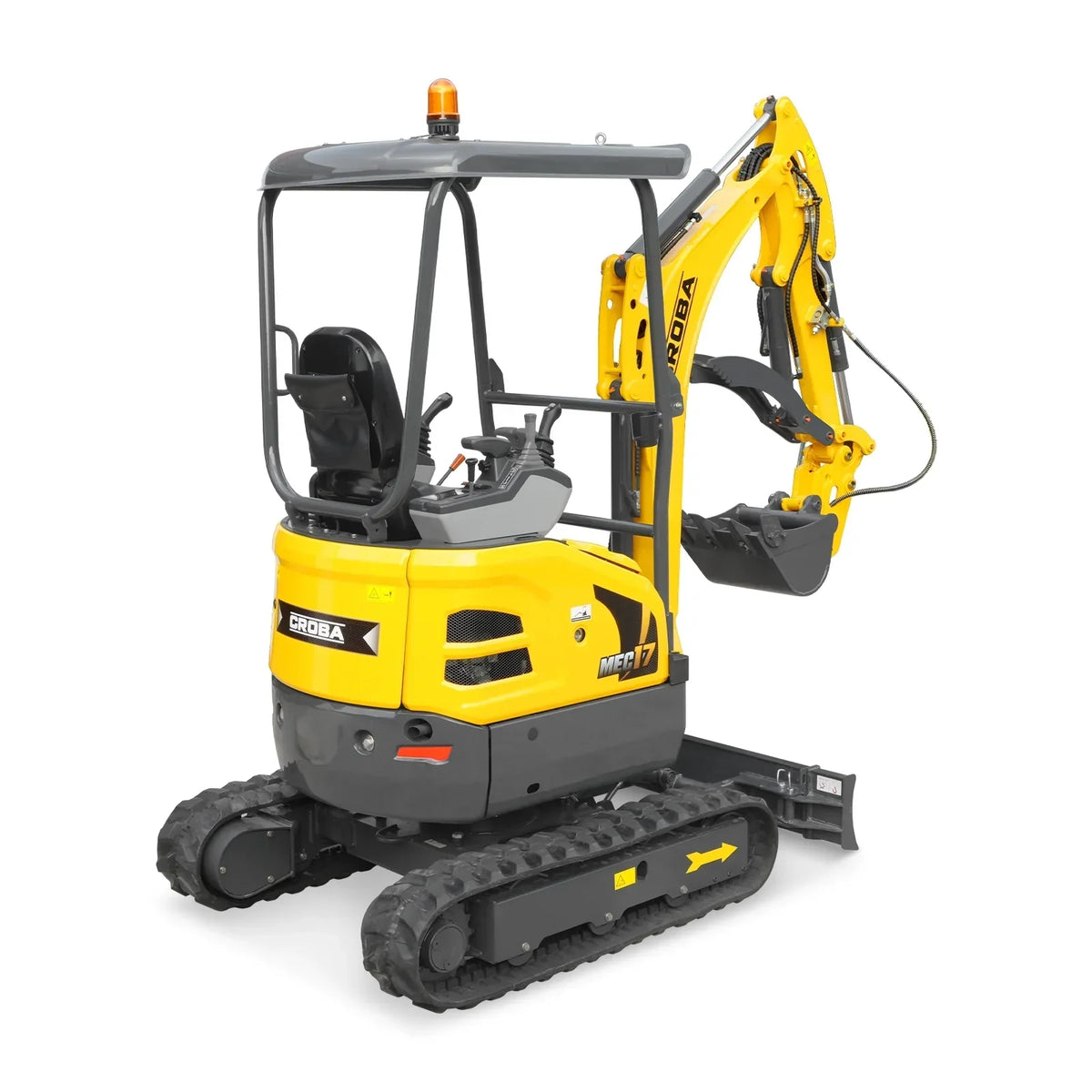 Mini Compact Excavator Kubota D902 Engine,  95" Max. Digging Depth, 1.7 Ton, 4190 LBS Operating Weight,  MEC17PRO
