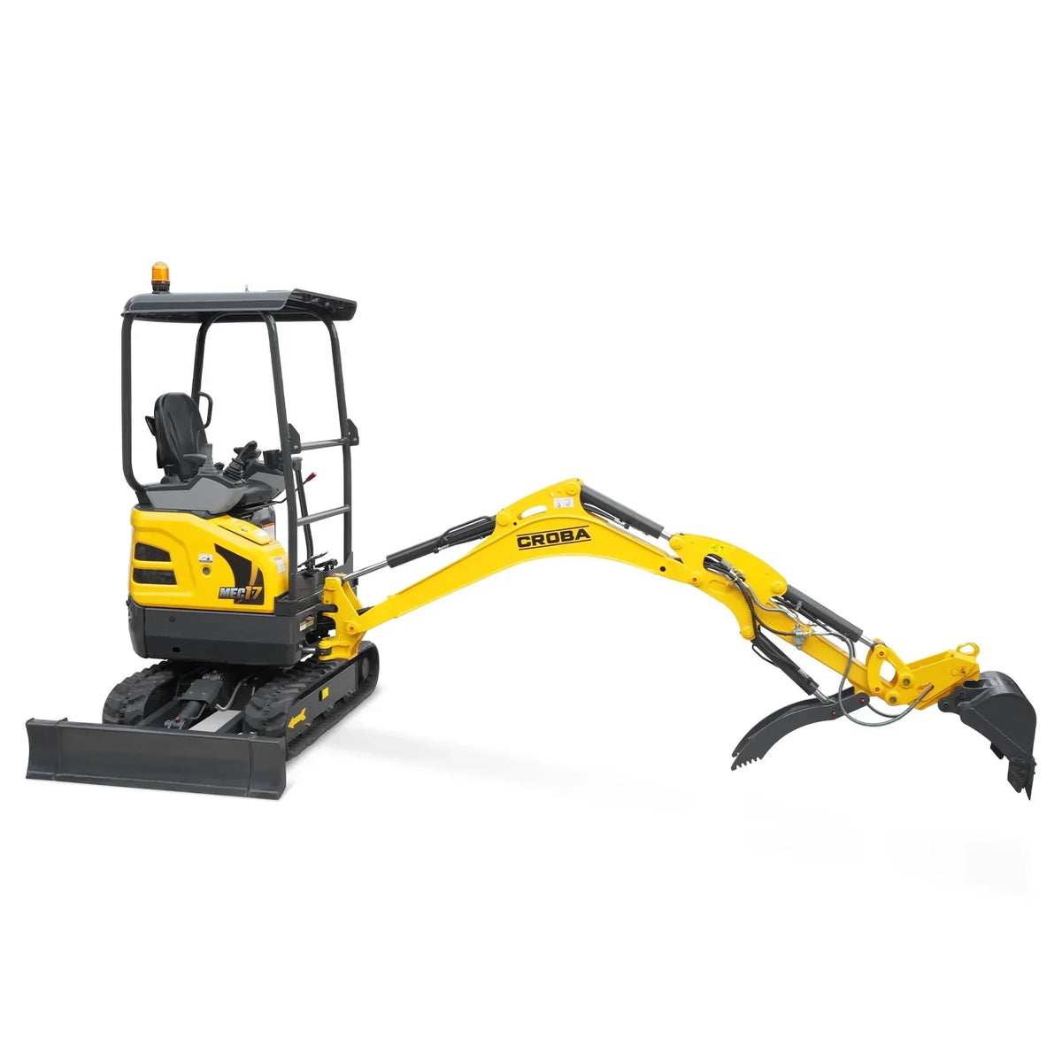 Mini Compact Excavator Kubota D902 Engine,  95" Max. Digging Depth, 1.7 Ton, 4190 LBS Operating Weight,  MEC17PRO