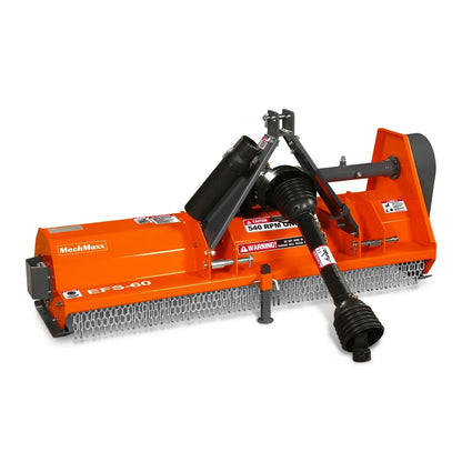 60'' Light-duty Flail Mower 3 Point 15-35HP ,  PTO Driven,  EFS60