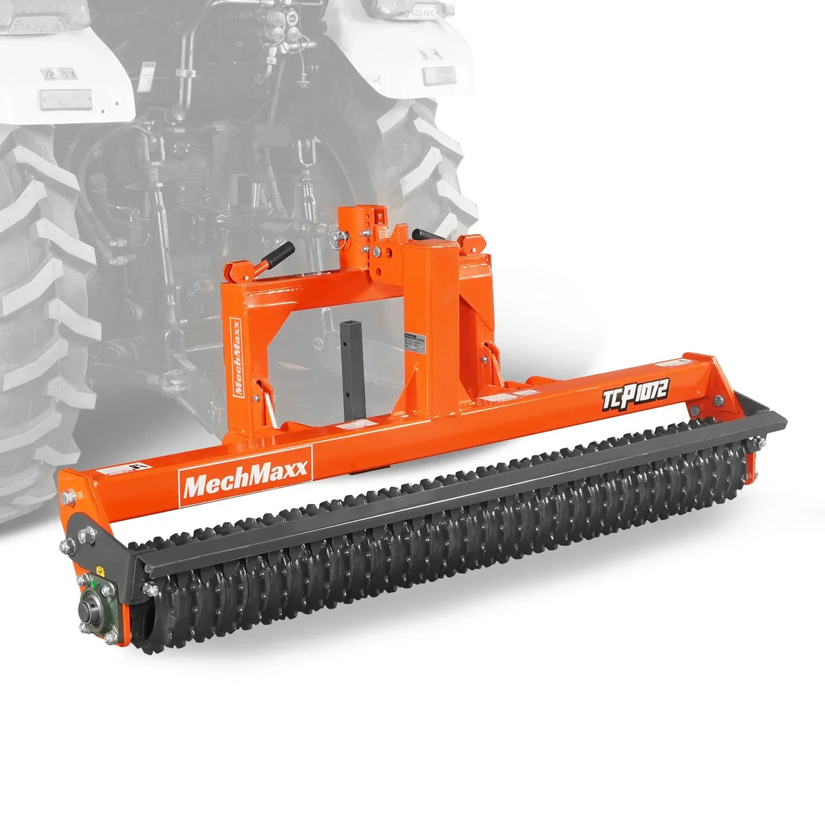 72" Cultipacker with 32 Ductile Iron Wheels,  Scraper Bar Included,  Category 1 and 2,  3 Point Hitch Tractor Attachment,  TCP1072