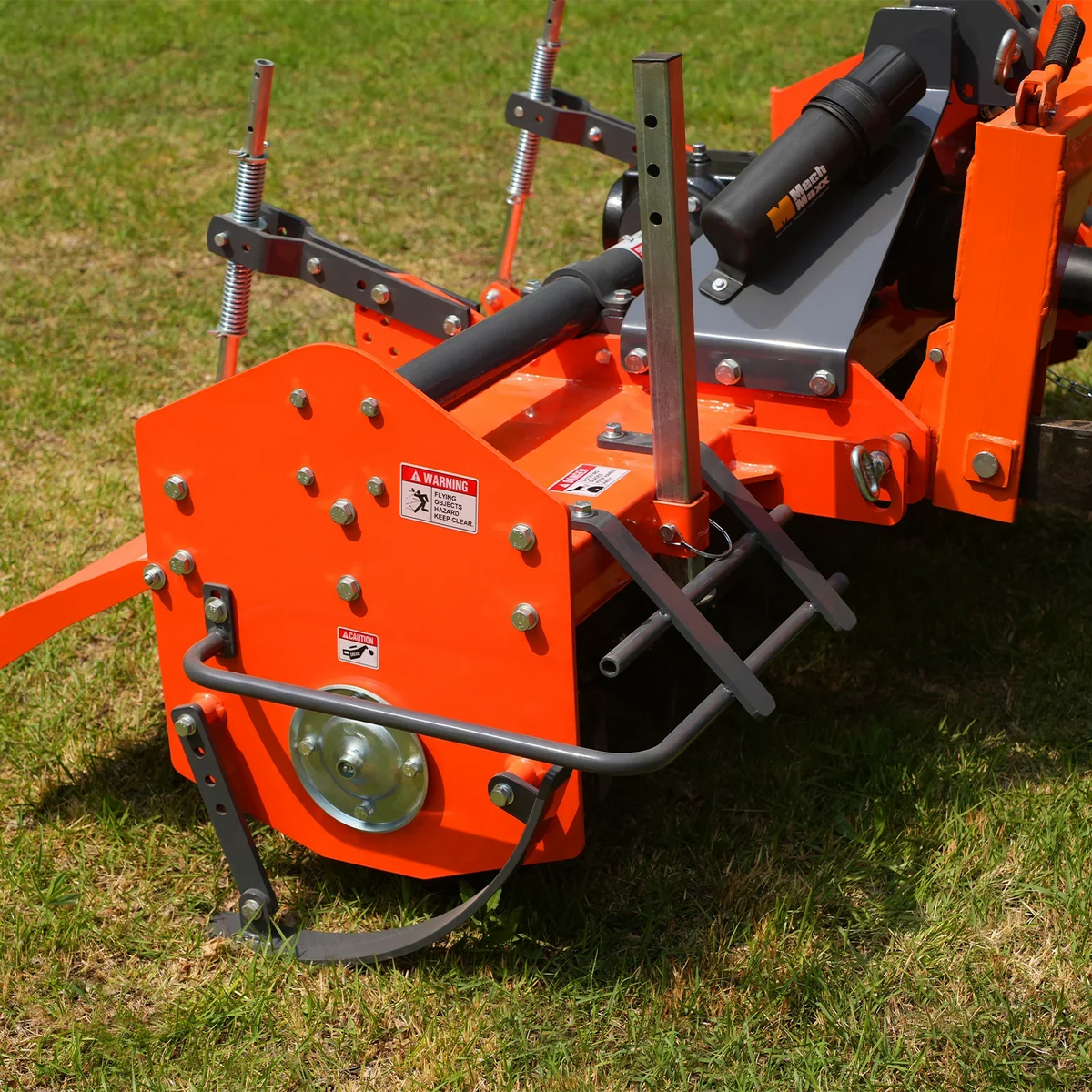 72 in Rotary Tiller,  3 Point Hitch Cat.1 & 2,  Gear Drive,  PTO Shaft Included with Slip Clutch,  35-70 HP,  MRT72