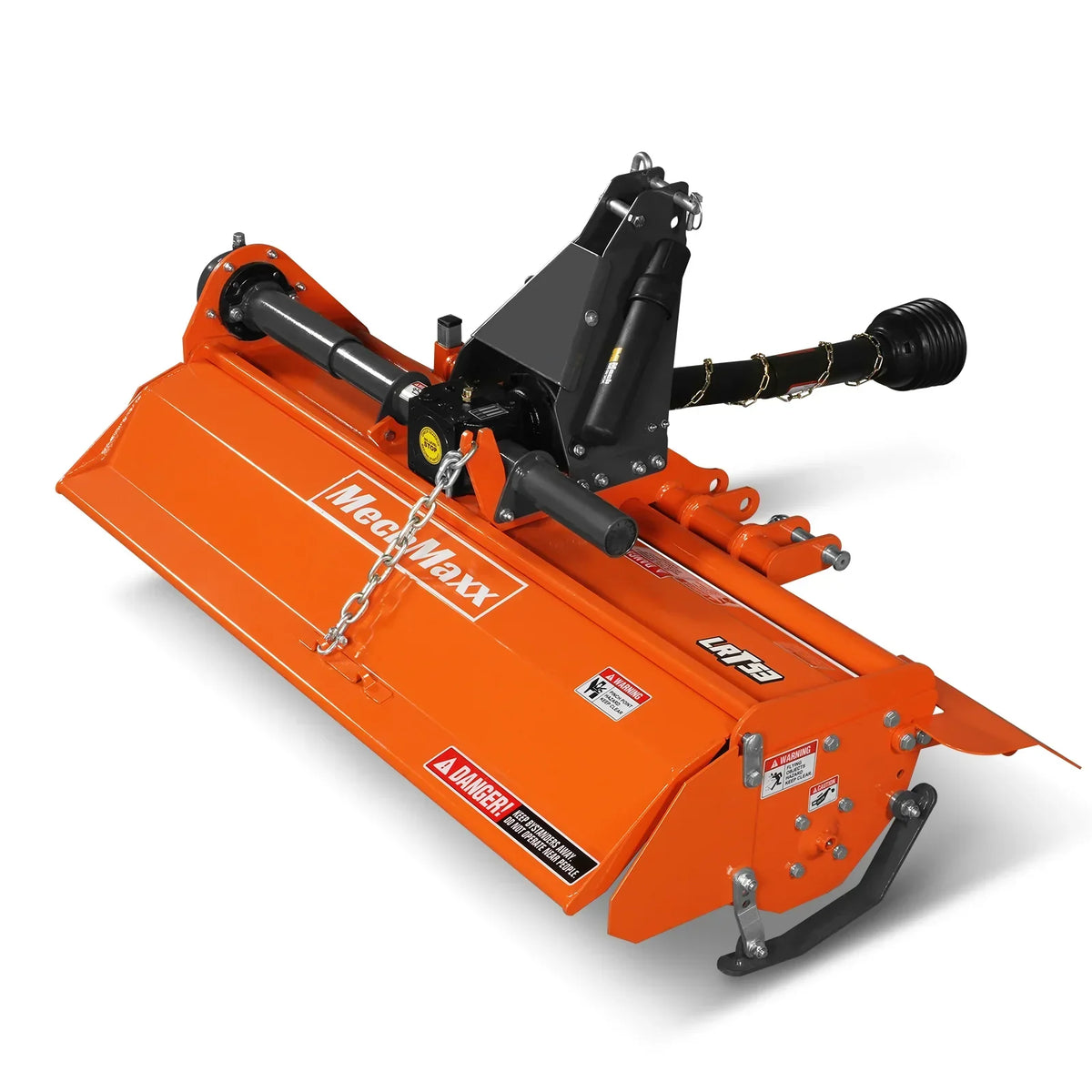 53 in Rotary Tiller,  3 Point Hitch Cat.1,  Chain Drive,  PTO Shaft Included with Shear Bolt,  18-35 HP,  LRT53