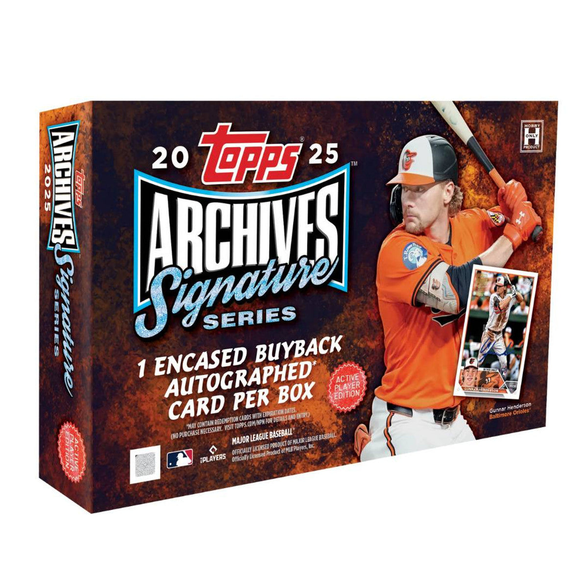 2025 Topps Archives Signature Series Active Player Edition Baseball Hobby 20 Box Case