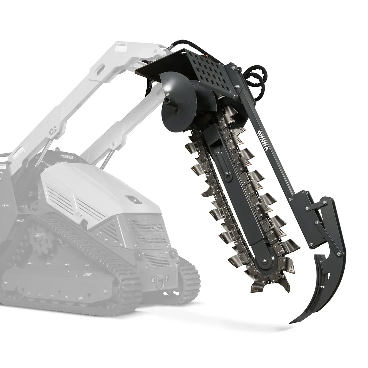 20'' Cutting Depth Mini Skid Steer Trencher