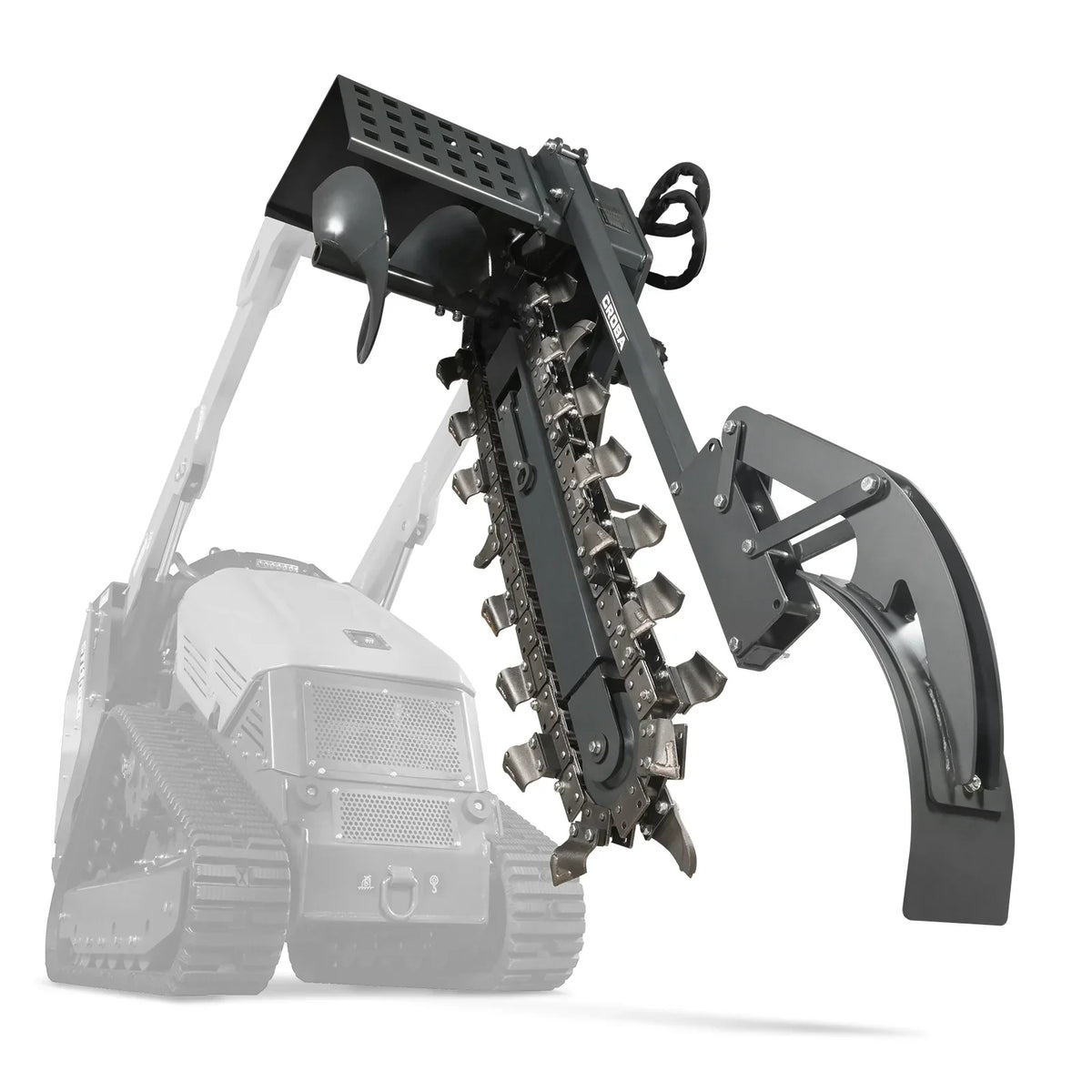 20'' Cutting Depth Mini Skid Steer Trencher