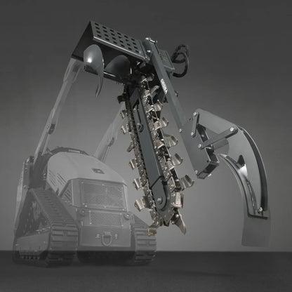 20'' Cutting Depth Mini Skid Steer Trencher