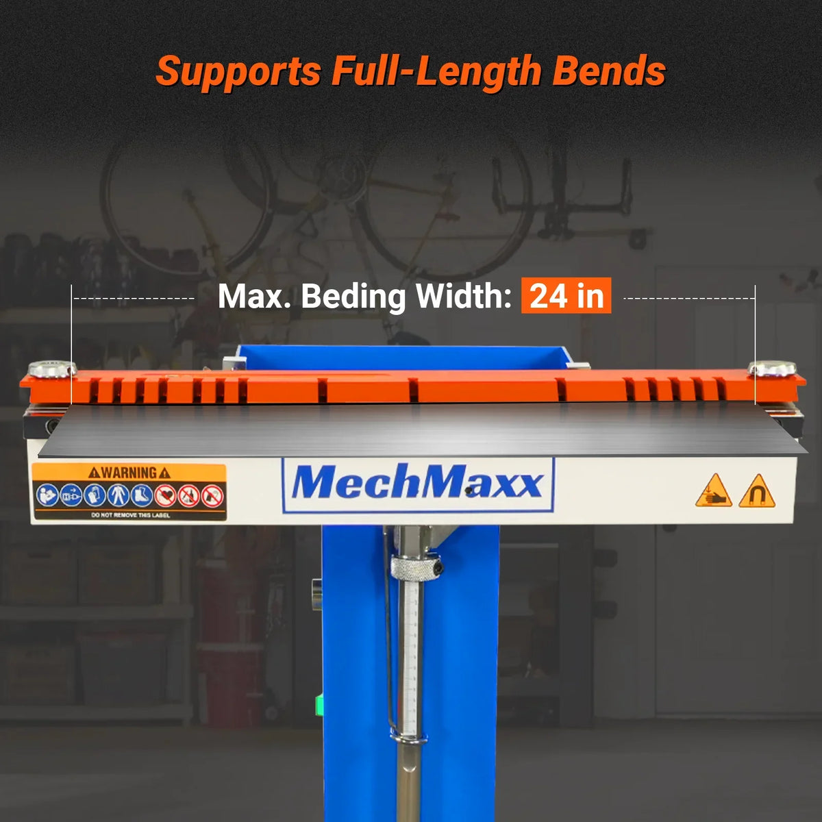 24'' Industrial Magnetic Pan and BOX Heavy Duty Sheet Metal Brake 20 Gauge Capacity Shear Press Brake,  MSMB650E