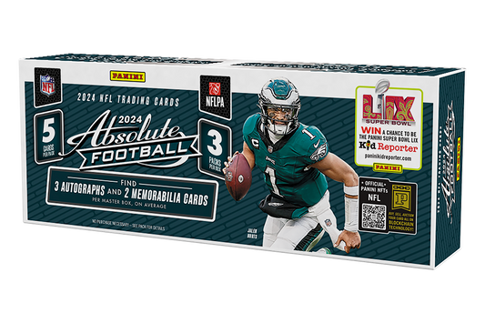 2024 Panini Absolute Football Hobby 12 Box Case