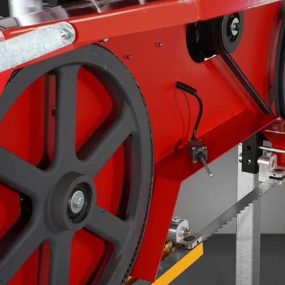 26" Portable Sawmill,  420cc 15HP E-Start Gasoline Engine,  20" Board  Width,  13' Track Length ,  SM-26