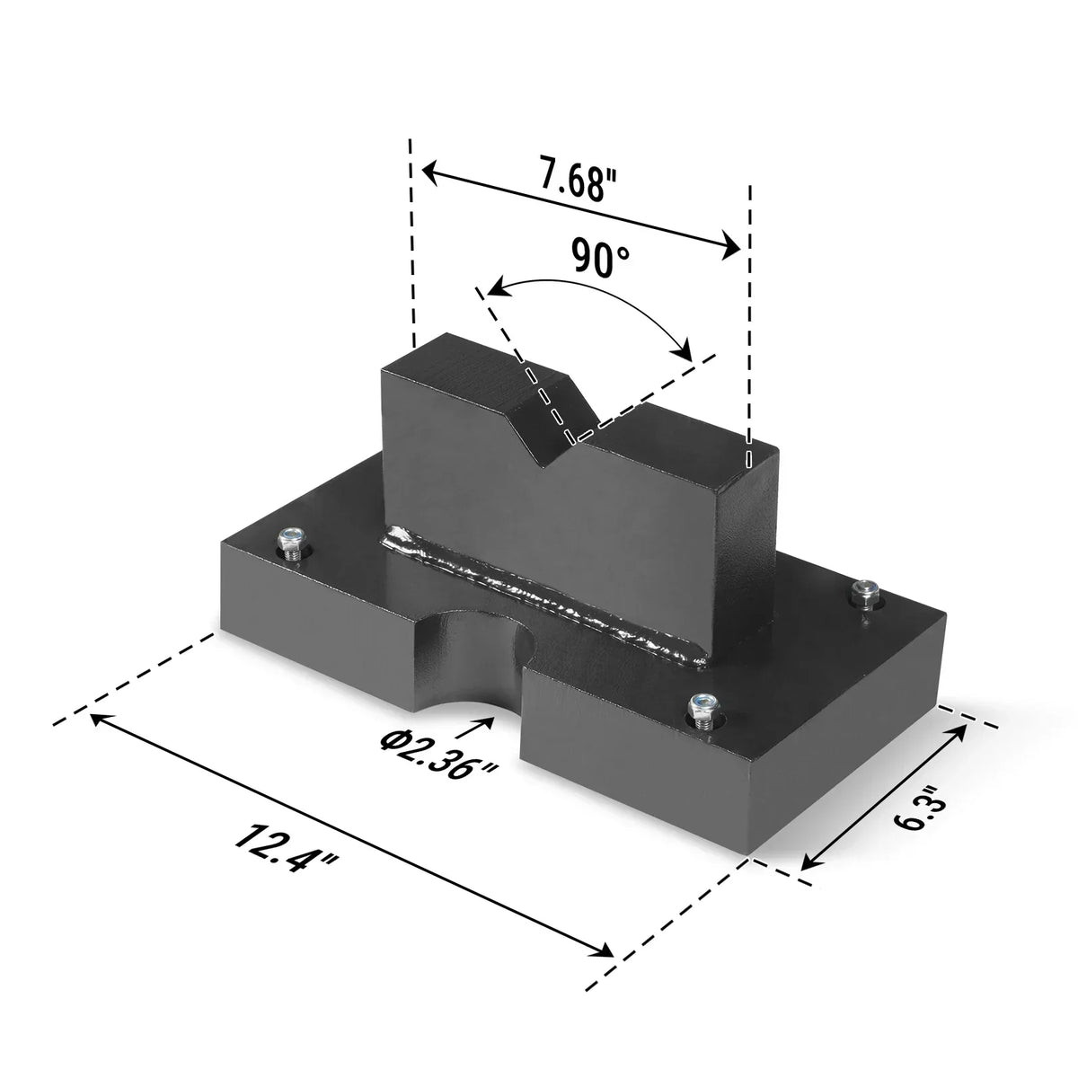 (1 Pack / 2 Pcs ) Press Plates for 100T Shop Press (for SKU: 200065, 200066)