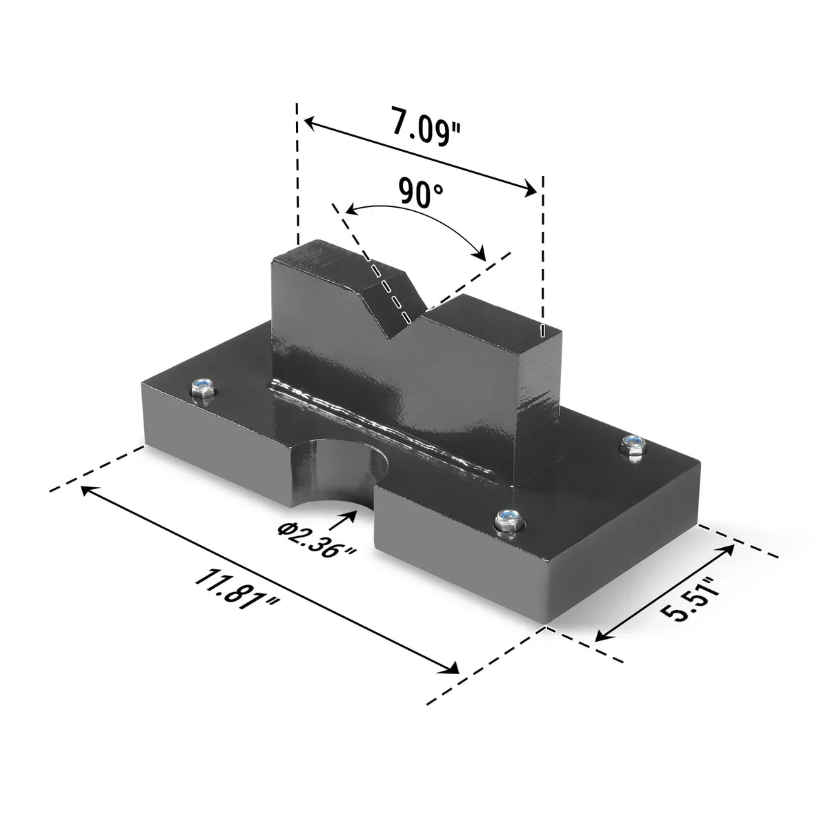 ( 1 Pack / 2 Pcs ) Press Plates for 75T Shop Press (for SKU: 200063, 200064)