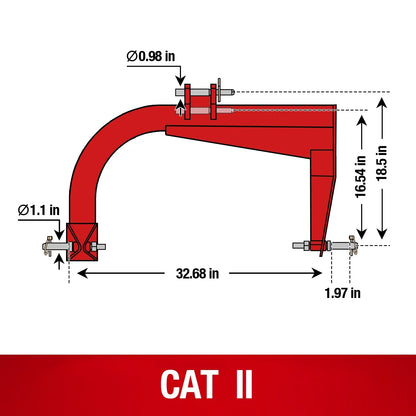8FT 3-Point Disc Mower,  6 Disc,  50-100HP Tractor,  Cat.2,  DM8