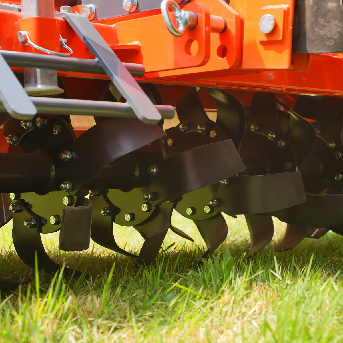 72 in Rotary Tiller,  3 Point Hitch Cat.1 & 2,  Gear Drive,  PTO Shaft Included with Slip Clutch,  35-70 HP,  MRT72
