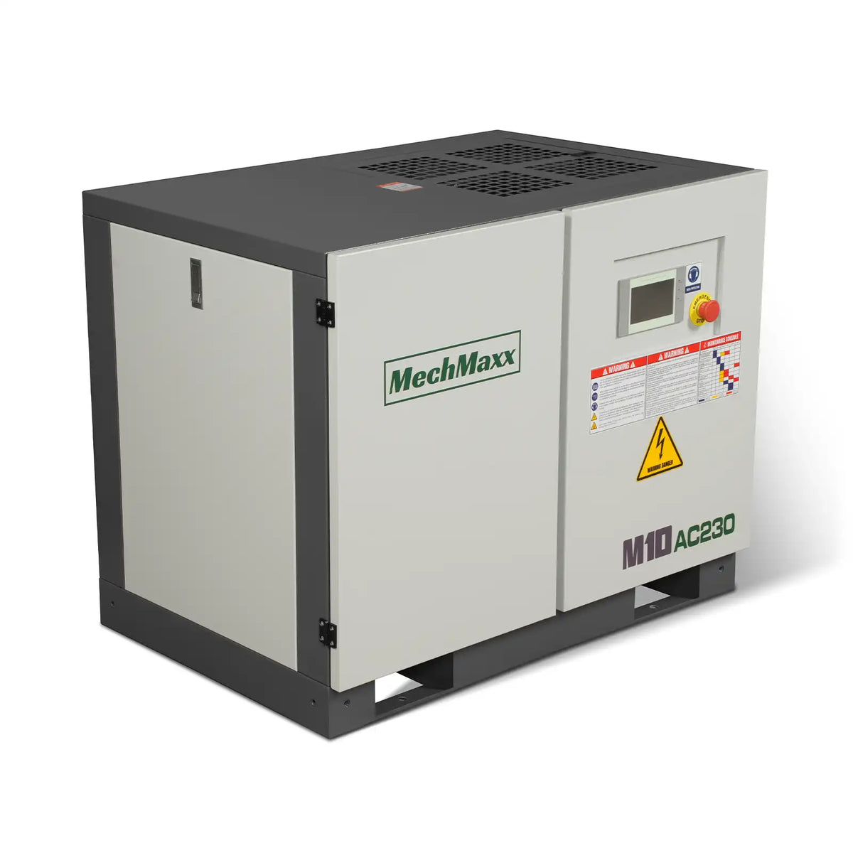 10HP Rotary Screw Air Compressor - 32 CFM,  116 PSI,  230V 3-Phase | Industrial-Grade