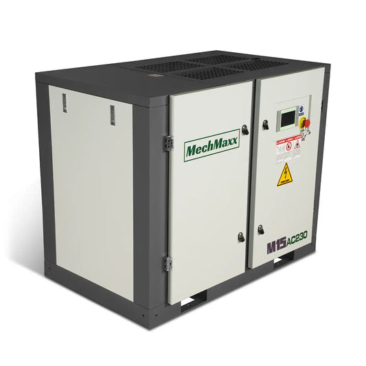 15HP Rotary Screw Air Compressor - 45 CFM,  116 PSI,  230V 3-Phase | Industrial-Grade