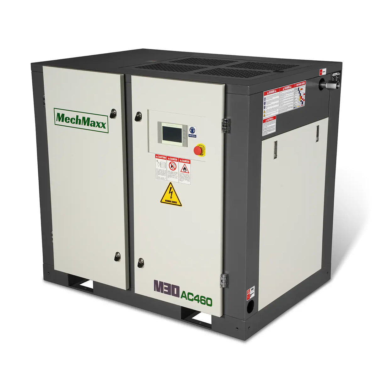 30HP Rotary Screw Air Compressor - 106 CFM,  116 PSI,  460V 3-Phase | Industrial-Grade