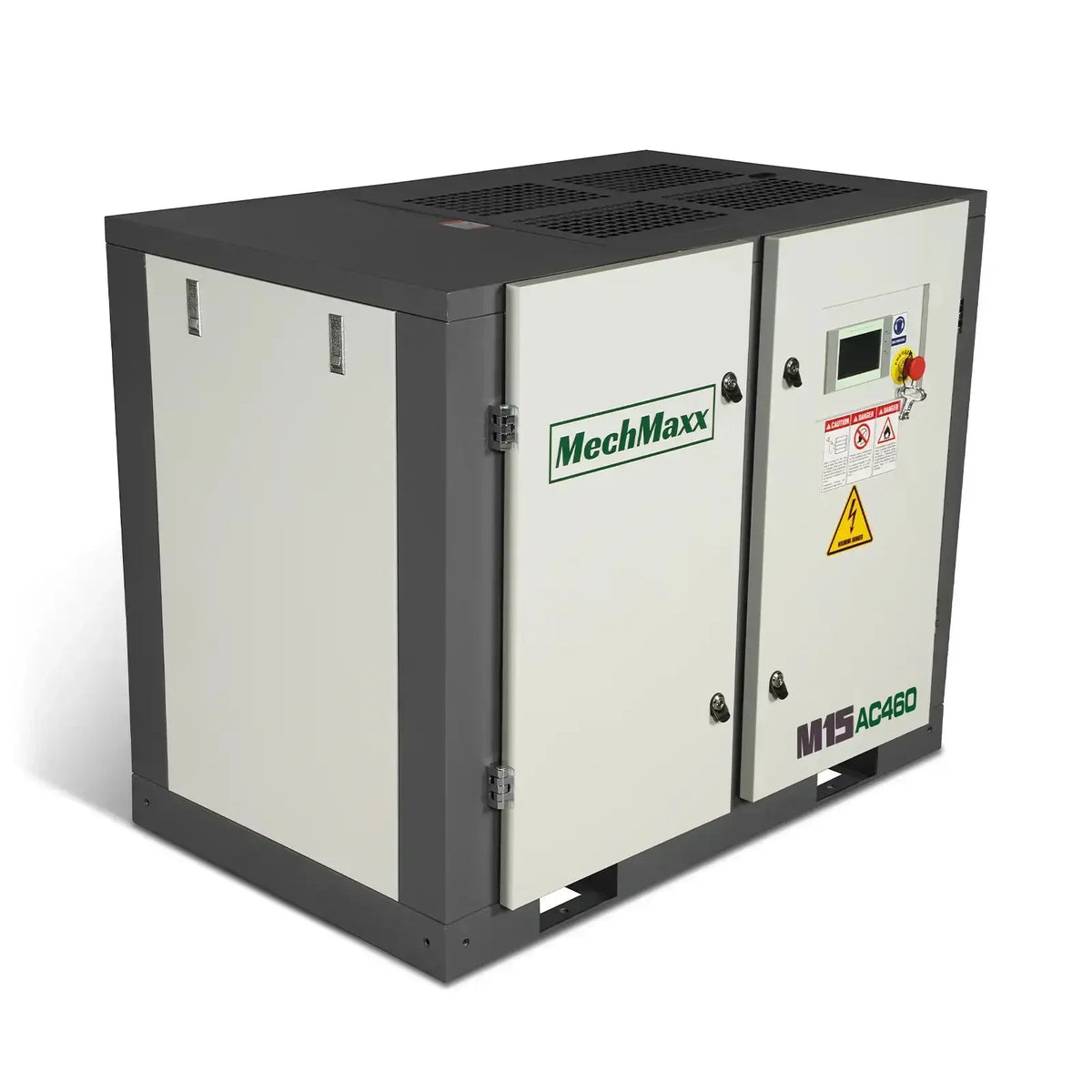 15HP Rotary Screw Air Compressor - 45 CFM,  116 PSI,  460V 3-Phase | Industrial-Grade