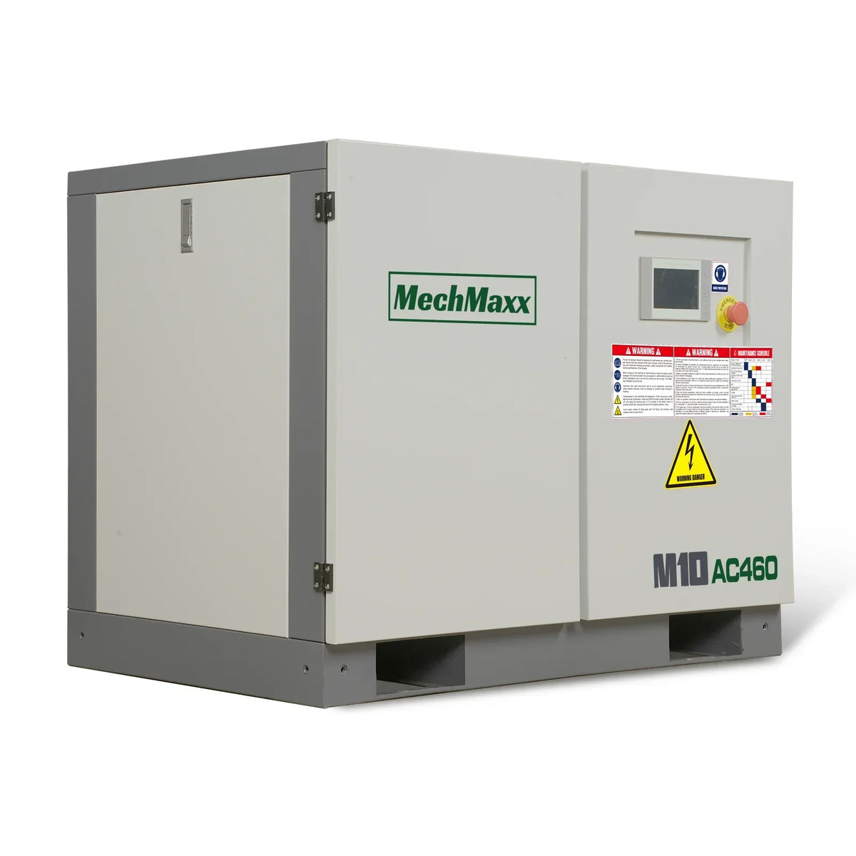 10HP Rotary Screw Air Compressor - 32 CFM,  116 PSI,  460V 3-Phase | Industrial-Grade