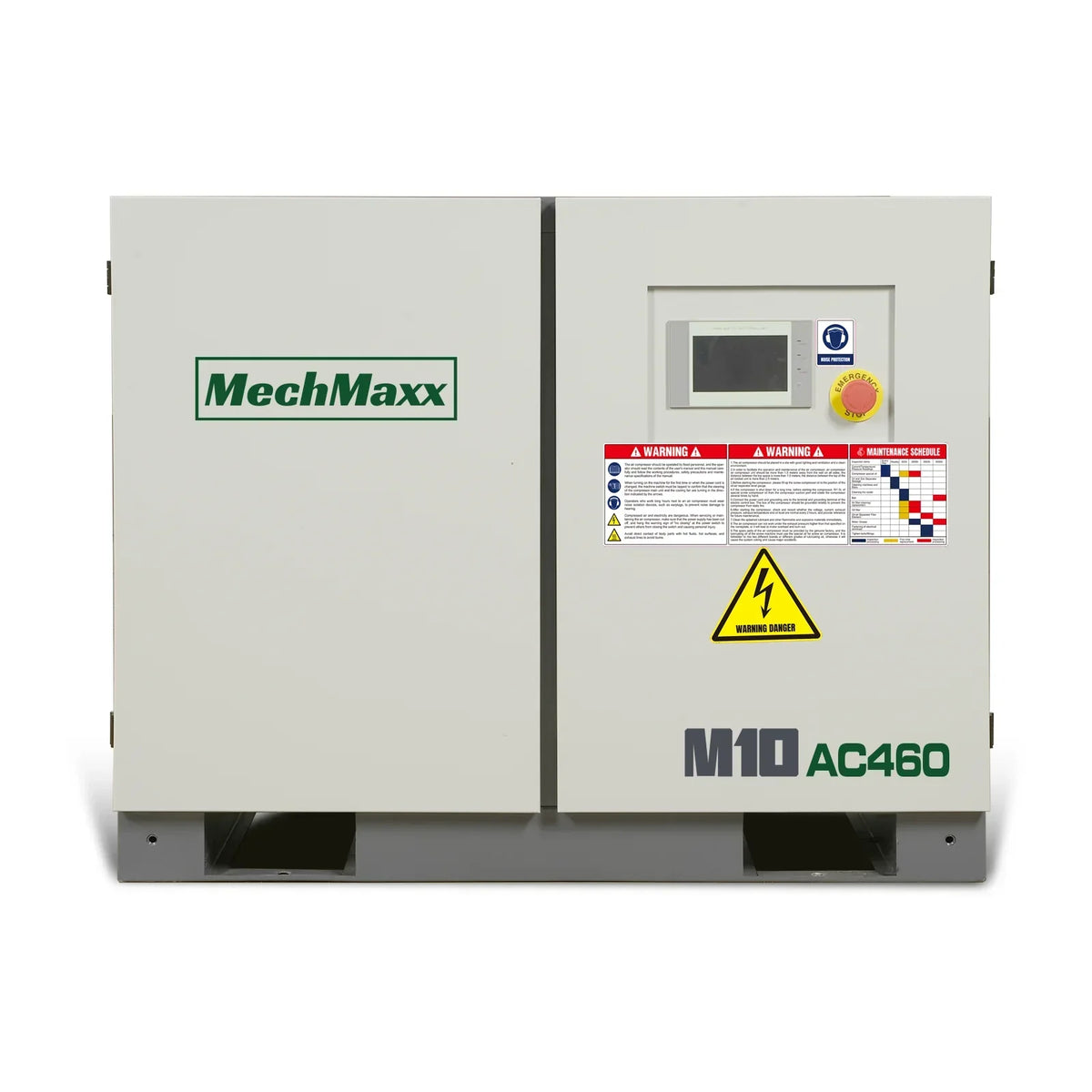 10HP Rotary Screw Air Compressor - 32 CFM,  116 PSI,  460V 3-Phase | Industrial-Grade