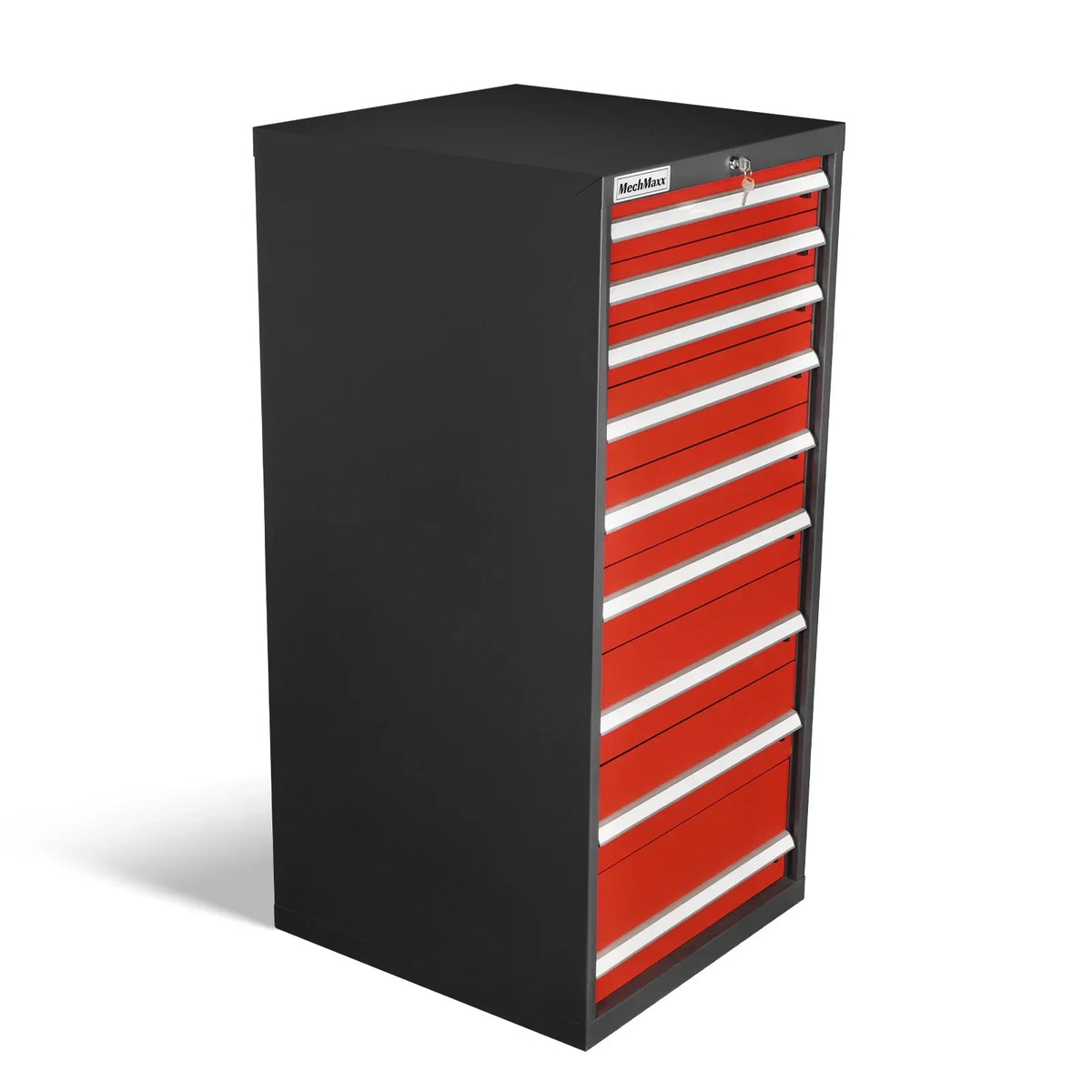 Heavy Duty Modular Drawer Cabinet - 9 Drawer,  59" H x 28.5" W x 28.5" D Tool Storage Organizer,  Steel Construction