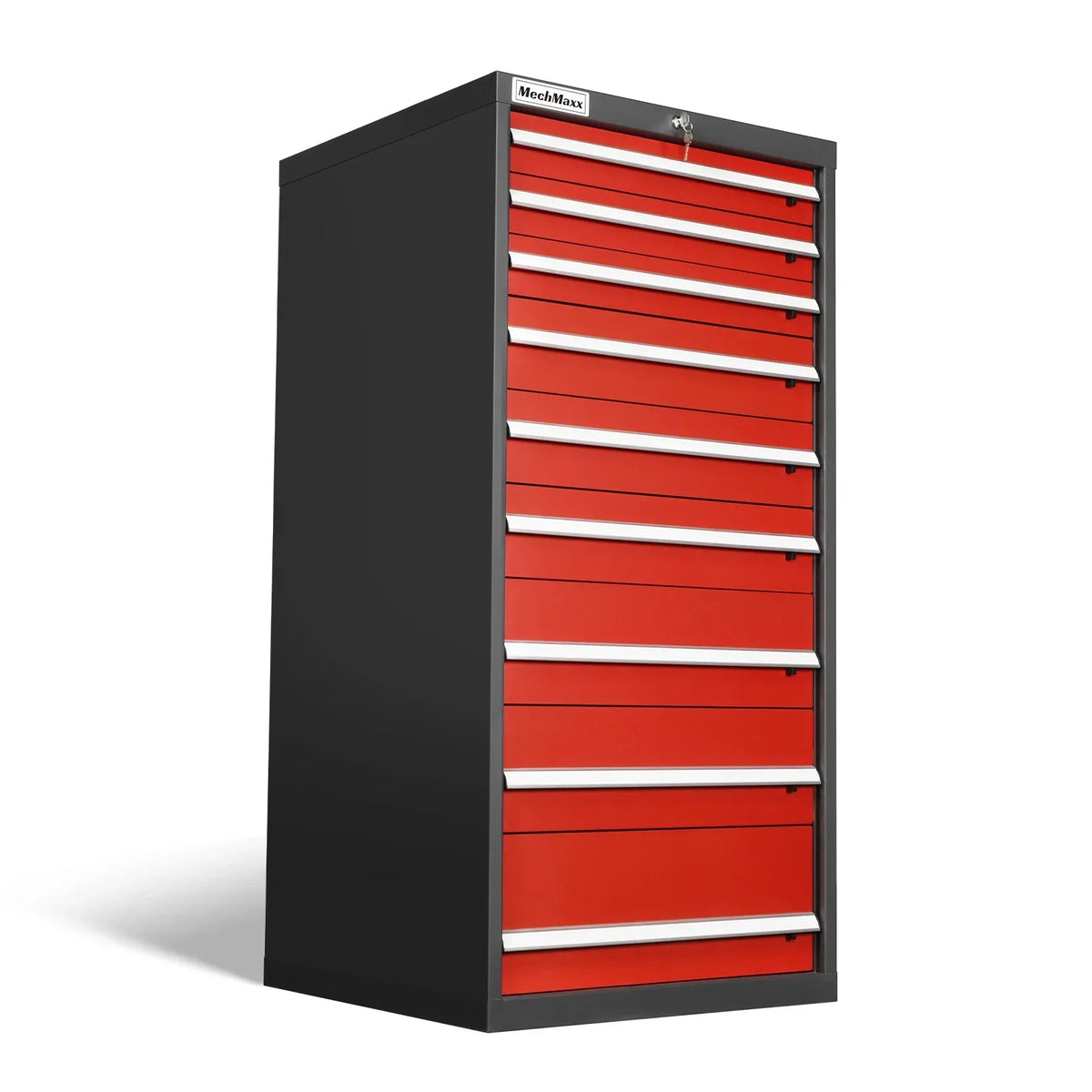 Heavy Duty Modular Drawer Cabinet - 9 Drawer,  59" H x 28.5" W x 28.5" D Tool Storage Organizer,  Steel Construction
