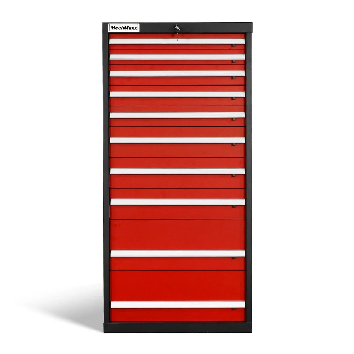 Heavy Duty Modular Drawer Cabinet - 10 Drawer,  59" H x 28.5" W x 28.5" D Tool Storage Organizer,  Steel Construction