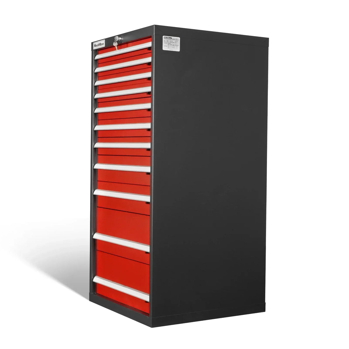 Heavy Duty Modular Drawer Cabinet - 11 Drawer,  59" H x 28.5" W x 28.5" D Tool Storage Organizer,  Steel Construction