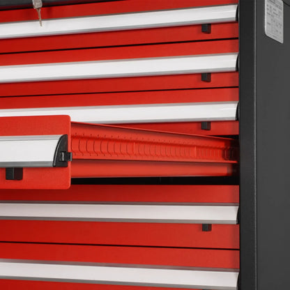 Heavy Duty Modular Drawer Cabinet - 11 Drawer,  59" H x 28.5" W x 28.5" D Tool Storage Organizer,  Steel Construction
