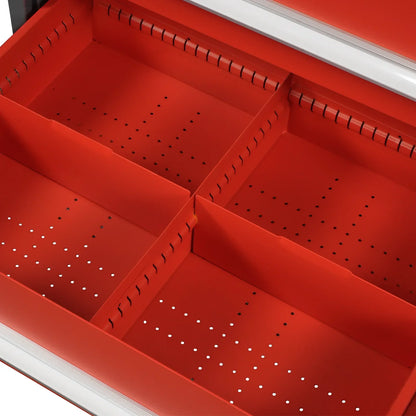 Heavy Duty Modular Drawer Cabinet - Drawer,  59" H x 28.5" W x 22.5" D Tool Storage Organizer,  Steel Construction
