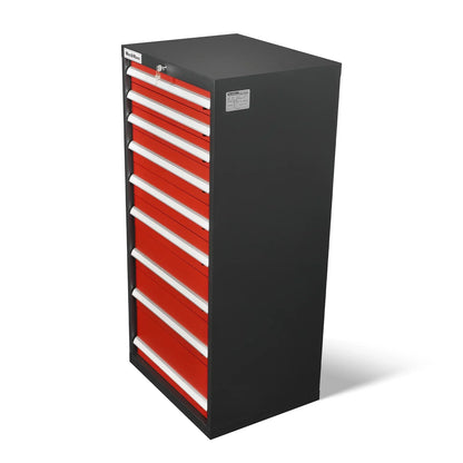 Heavy Duty Modular Drawer Cabinet – 9 Drawer, 59" H x 28.5" W x 22.5" D Tool Storage Organizer, Steel Construction