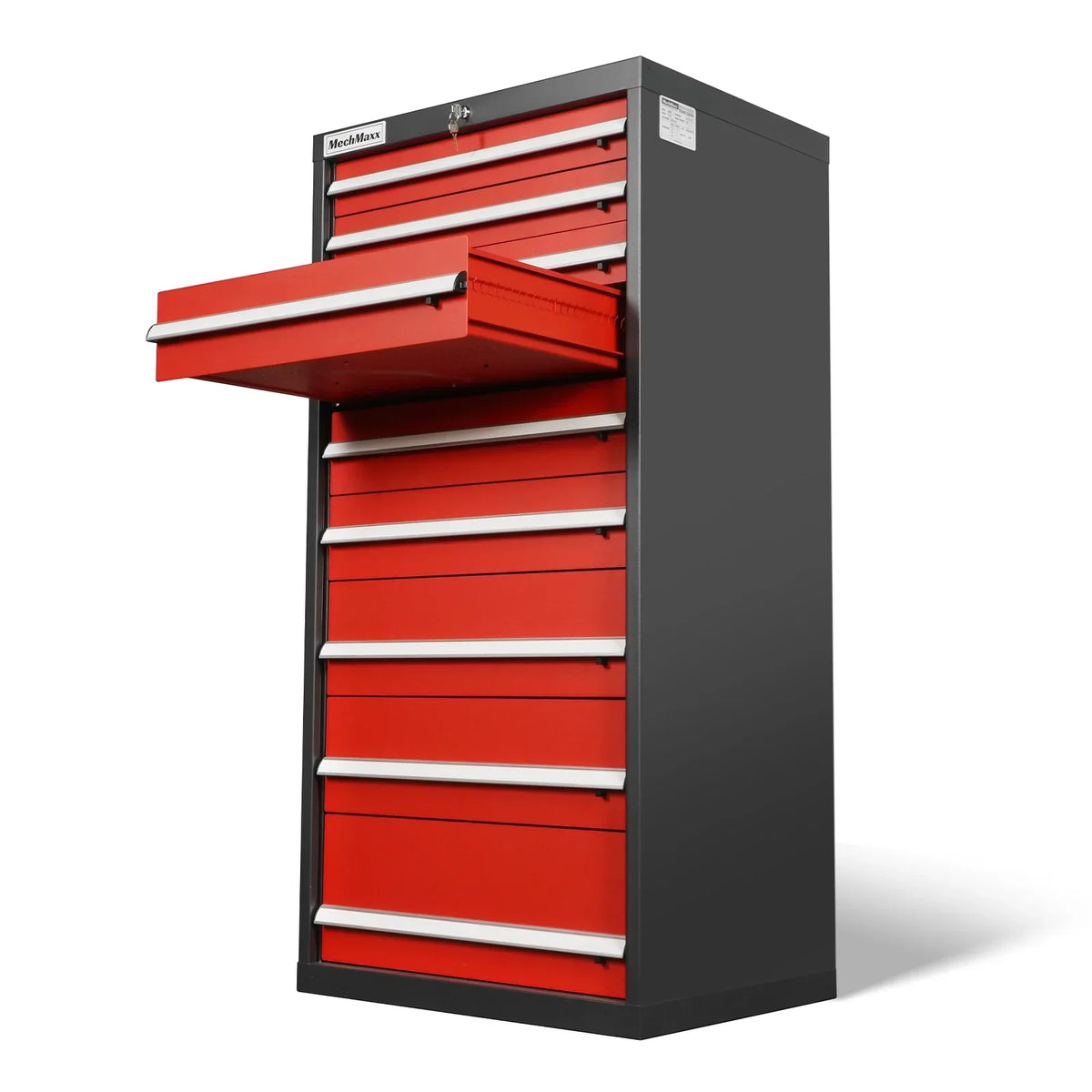 Heavy Duty Modular Drawer Cabinet – 9 Drawer, 59" H x 28.5" W x 22.5" D Tool Storage Organizer, Steel Construction
