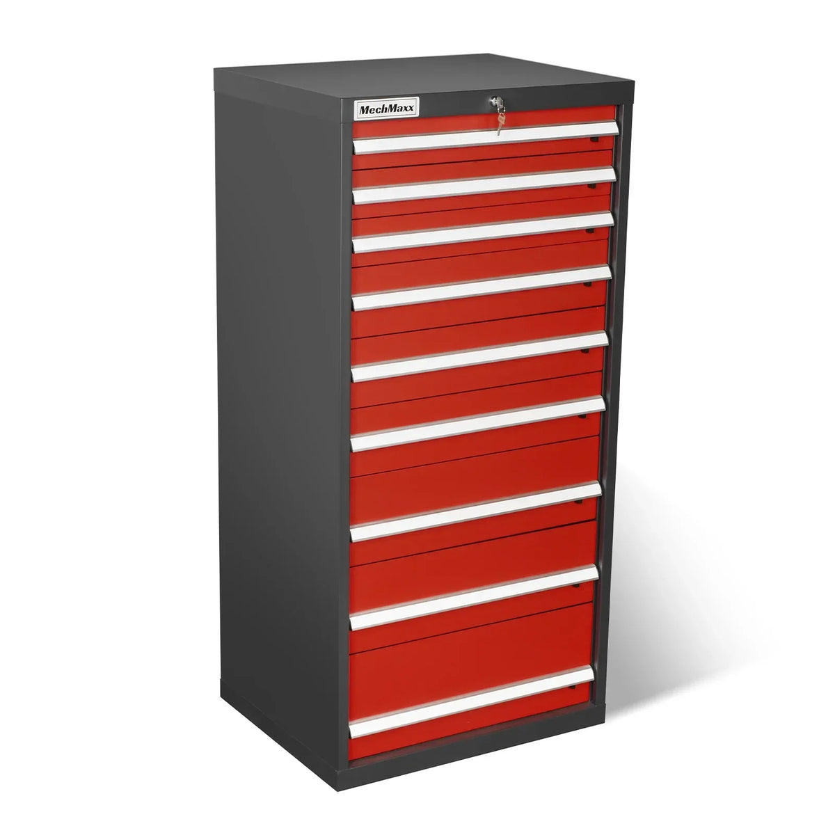 Heavy Duty Modular Drawer Cabinet – 9 Drawer, 59" H x 28.5" W x 22.5" D Tool Storage Organizer, Steel Construction