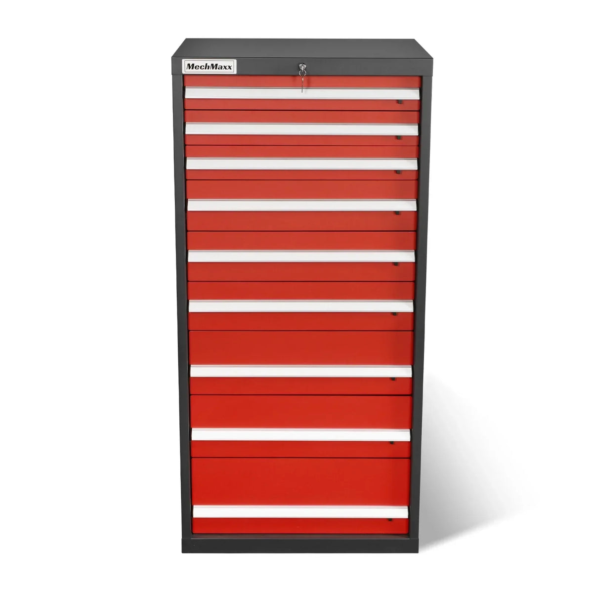 Heavy Duty Modular Drawer Cabinet – 9 Drawer, 59" H x 28.5" W x 22.5" D Tool Storage Organizer, Steel Construction