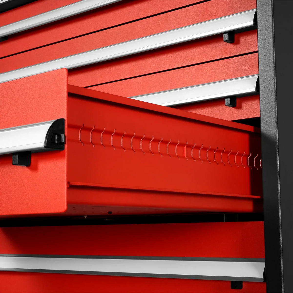 Heavy Duty Modular Drawer Cabinet - Drawer,  59" H x 28.5" W x 22.5" D Tool Storage Organizer,  Steel Construction