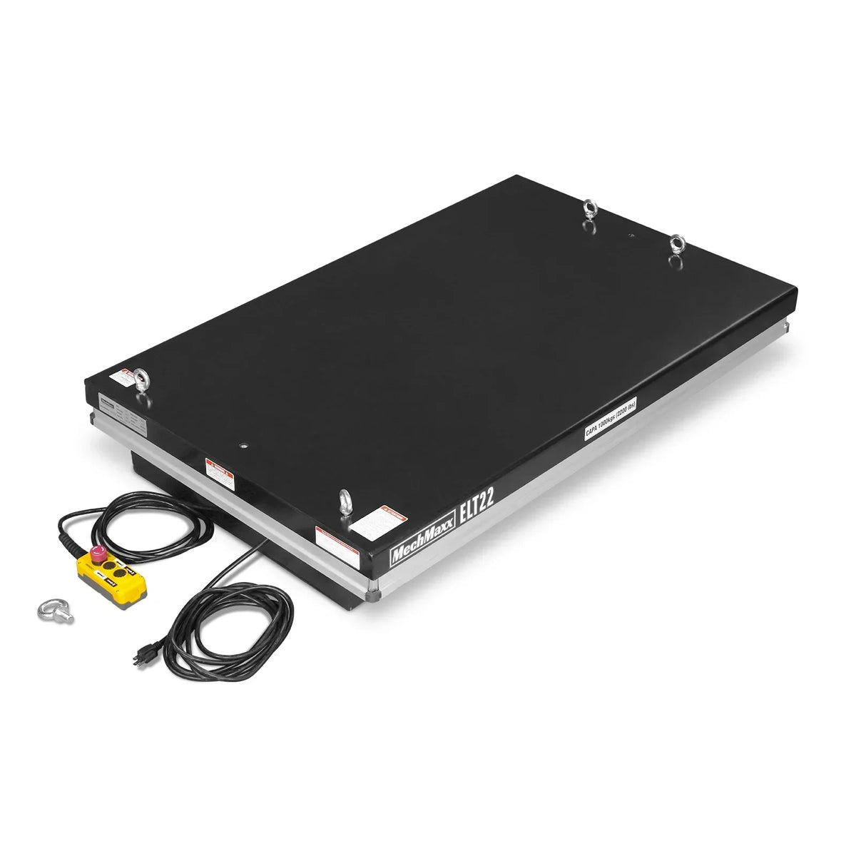 2200lb Capacity Stationary Electric Hydraulic Lift Table ,  51.2" x 32.3" Platform,  39.4" Lift Height , UL Certified Motor,  ELT22