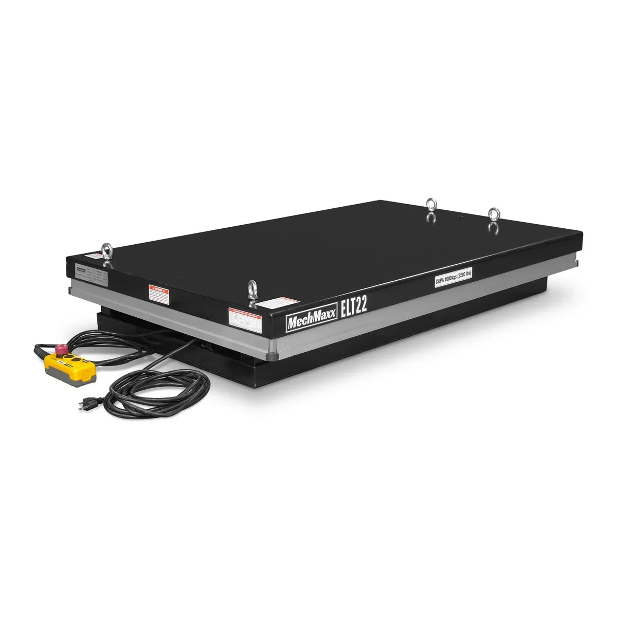 2200lb Capacity Stationary Electric Hydraulic Lift Table ,  51.2" x 32.3" Platform,  39.4" Lift Height , UL Certified Motor,  ELT22