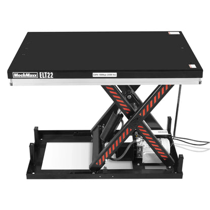 2200lb Capacity Stationary Electric Hydraulic Lift Table ,  51.2" x 32.3" Platform,  39.4" Lift Height , UL Certified Motor,  ELT22