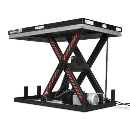 2200lb Capacity Stationary Electric Hydraulic Lift Table ,  51.2" x 32.3" Platform,  39.4" Lift Height , UL Certified Motor,  ELT22