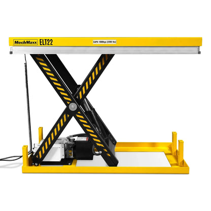 2200lb Capacity Stationary Electric Hydraulic Lift Table ,  51.2" x 32.3" Platform,  39.4" Lift Height , UL Certified Motor,  ELT22