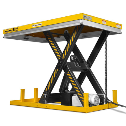 2200lb Capacity Stationary Electric Hydraulic Lift Table ,  51.2" x 32.3" Platform,  39.4" Lift Height , UL Certified Motor,  ELT22