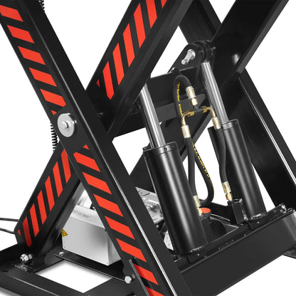 4400lbs Capacity Stationary Powered Hydraulic Lift Table,  51.2" x 33.5" Platform,  41.3" Lift Height,  UL Certified Motor,  ELT44